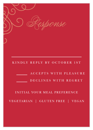 Color of Love Response Cards