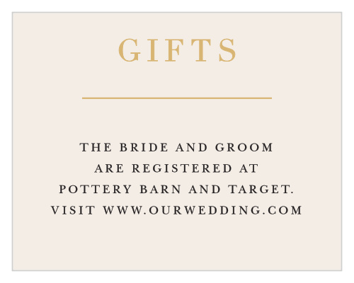 Timeless Type Registry Cards