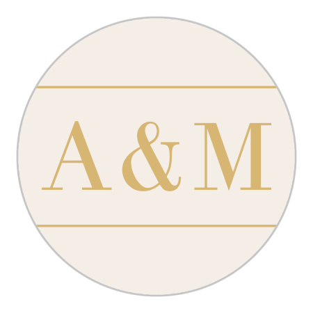 Timeless Type Wedding Stickers