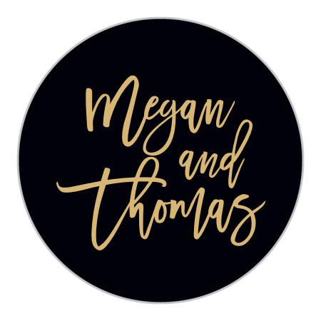 Rustic Plaid Wedding Stickers