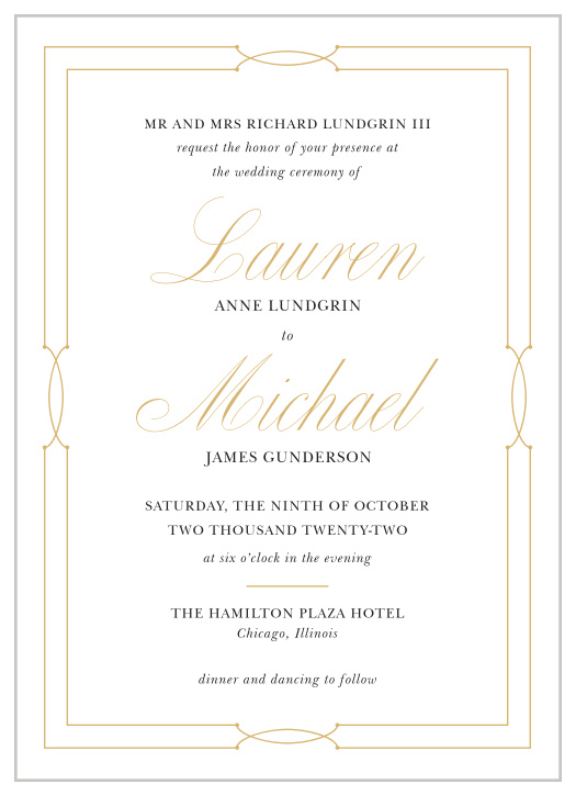 Our Love Knots Wedding Invitations give classic elegance a twist! 