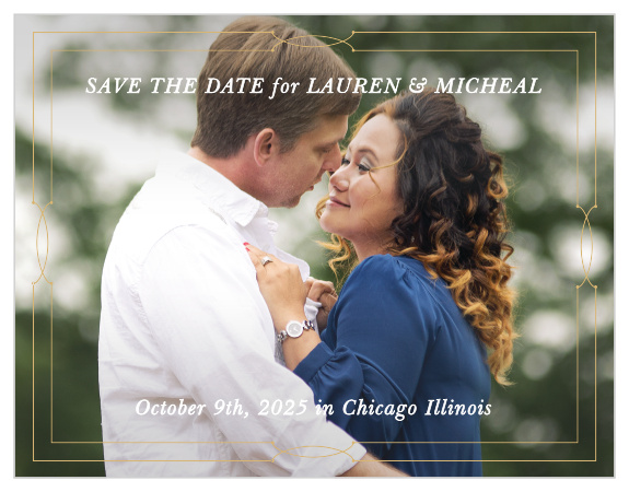 Our Love Knots Save-the-Date Magnets give classic elegance a twist! 