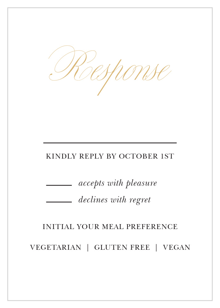 Love Knots Response Cards