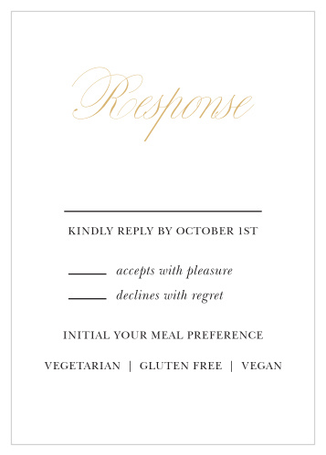 Love Knots Response Cards
