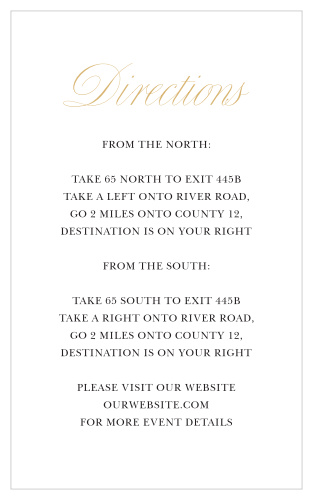 Love Knots Direction Cards