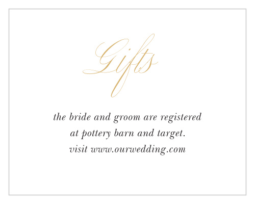 Love Knots Registry Cards