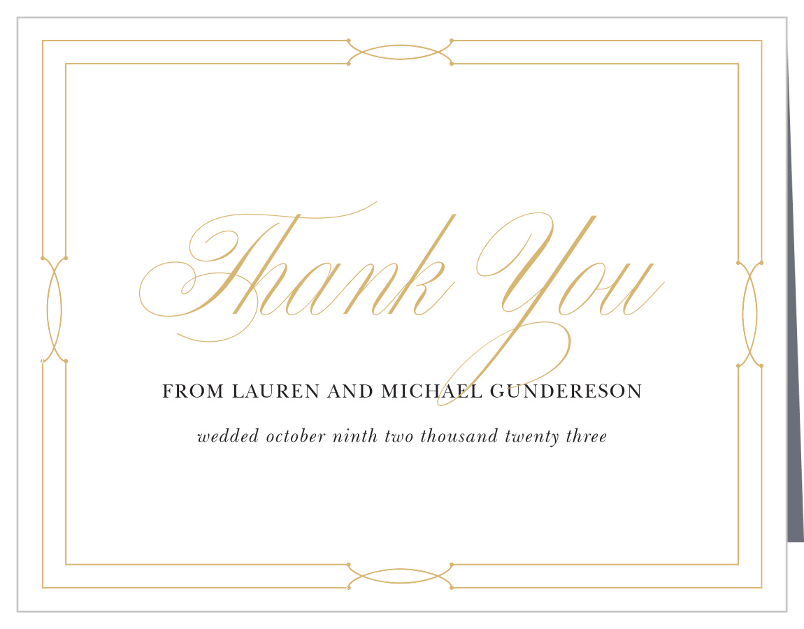 Love Knots Wedding Thank You Cards