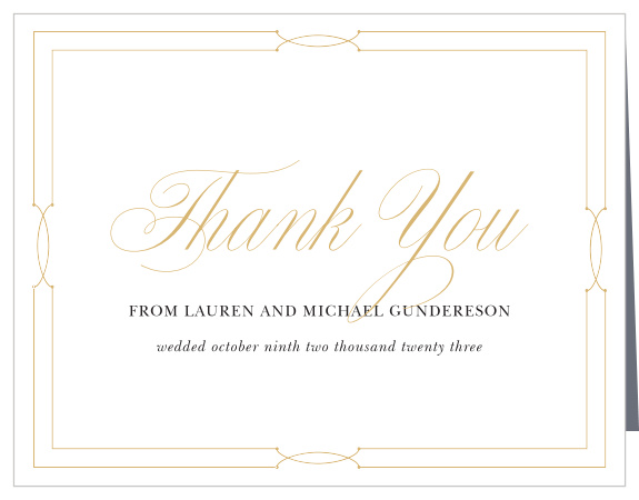 Love Knots Wedding Thank You Cards