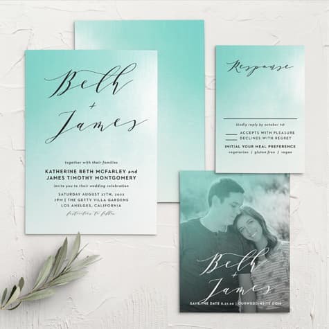 Ocean Spray Wedding Invitations