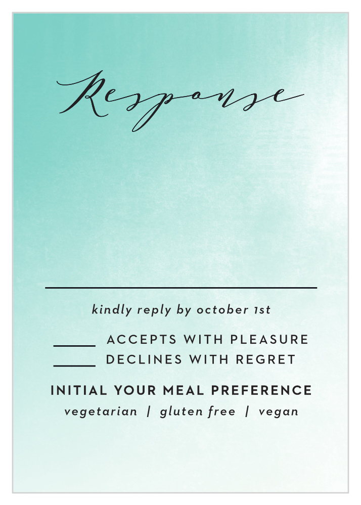 Ocean Spray Response Cards