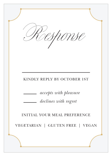 New Deco Frame Response Cards
