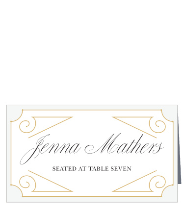 New Deco Frame Place Cards