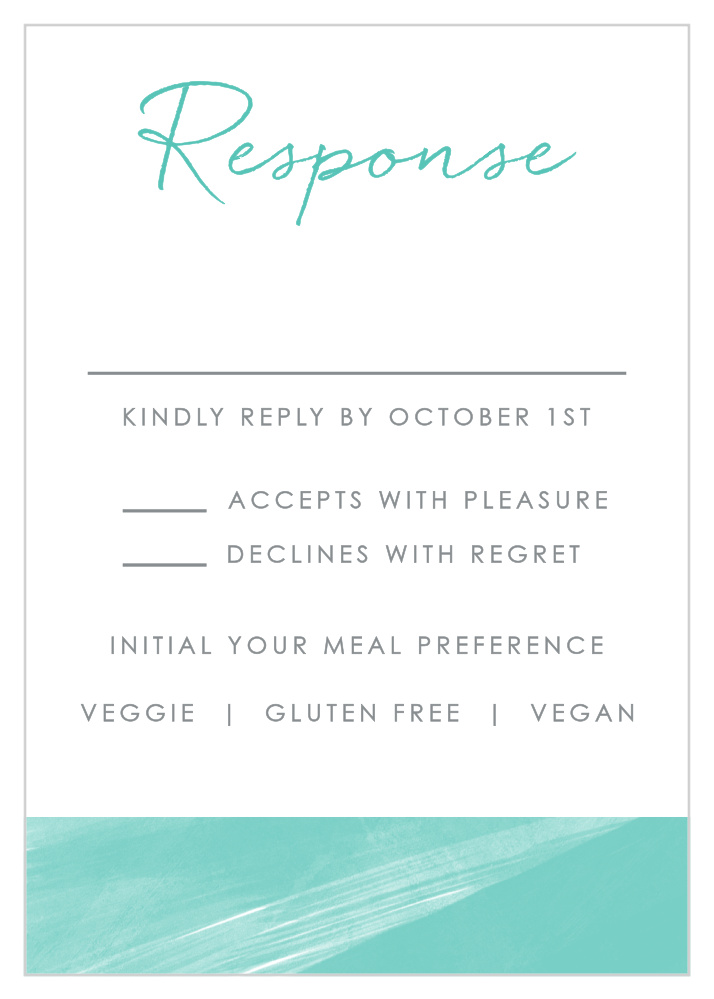 Ocean Watercolor Response Cards
