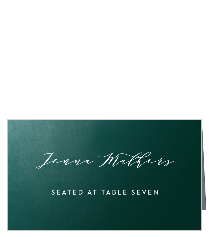 Modern Ombre Place Cards