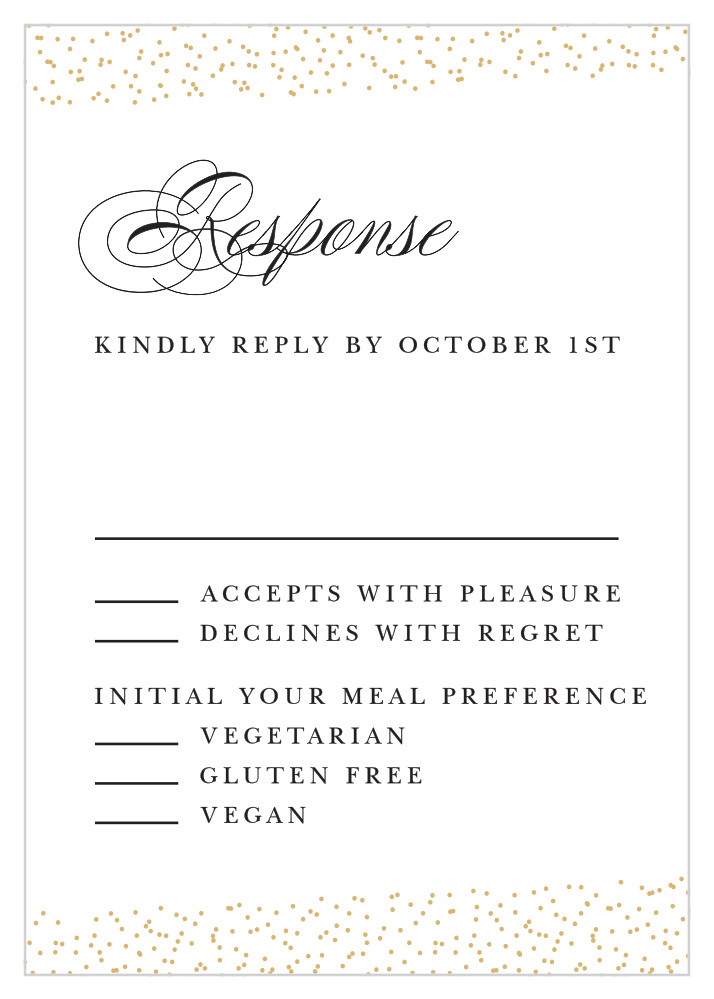 Luminous Sparkles Response Cards
