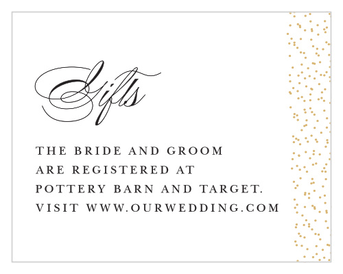 Luminous Sparkles Registry Cards