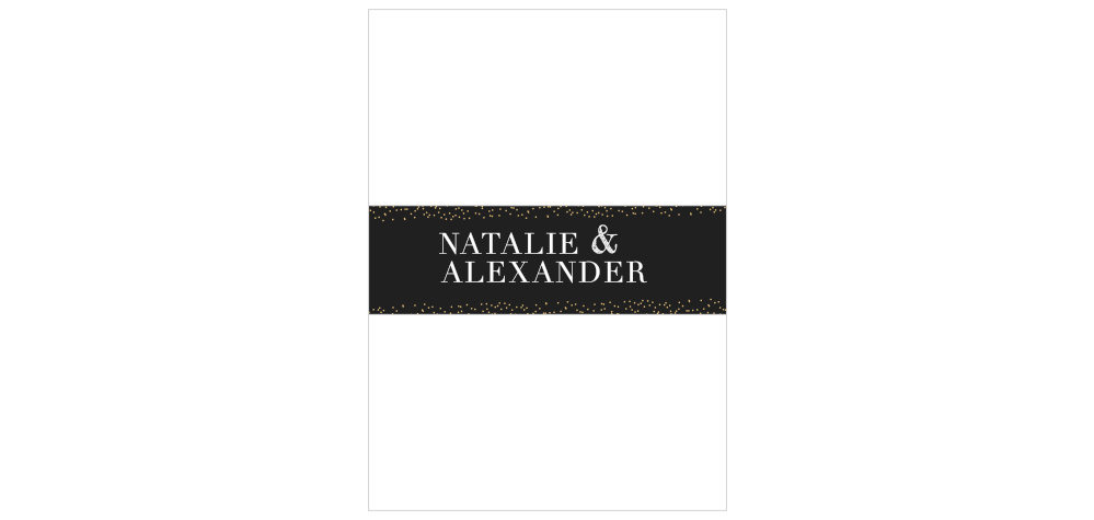 Luminous Sparkles Wedding Belly Bands