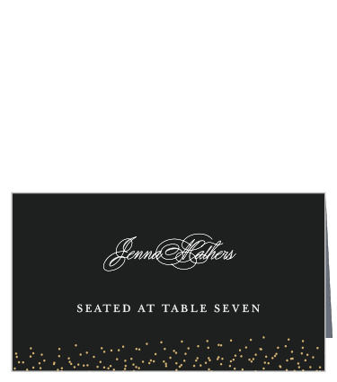 Luminous Sparkles Place Cards