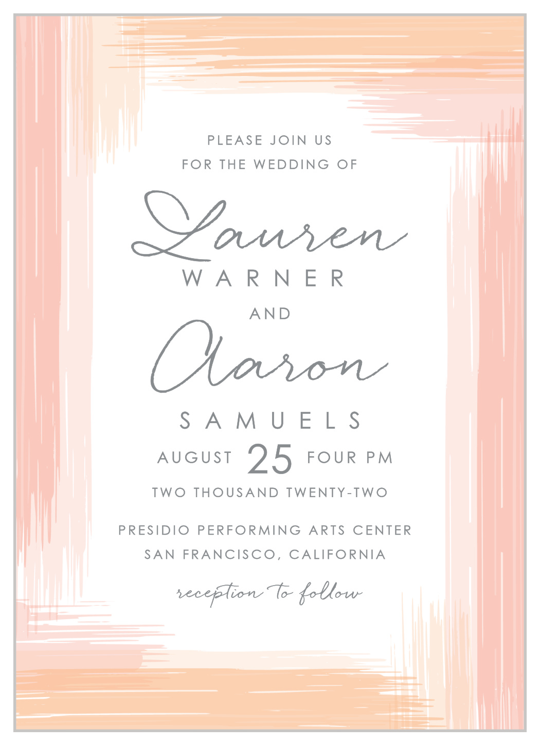Artful Gallery Wedding Invitations