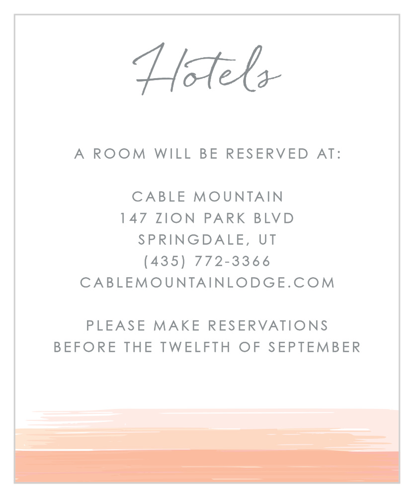 Artful Gallery Accommodation Cards