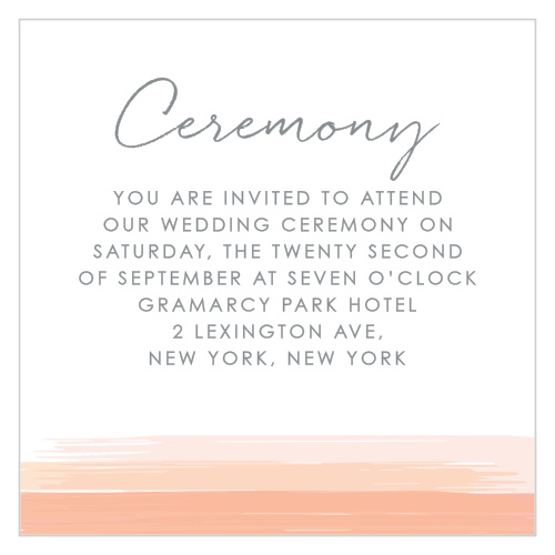 Artful Gallery Ceremony Cards