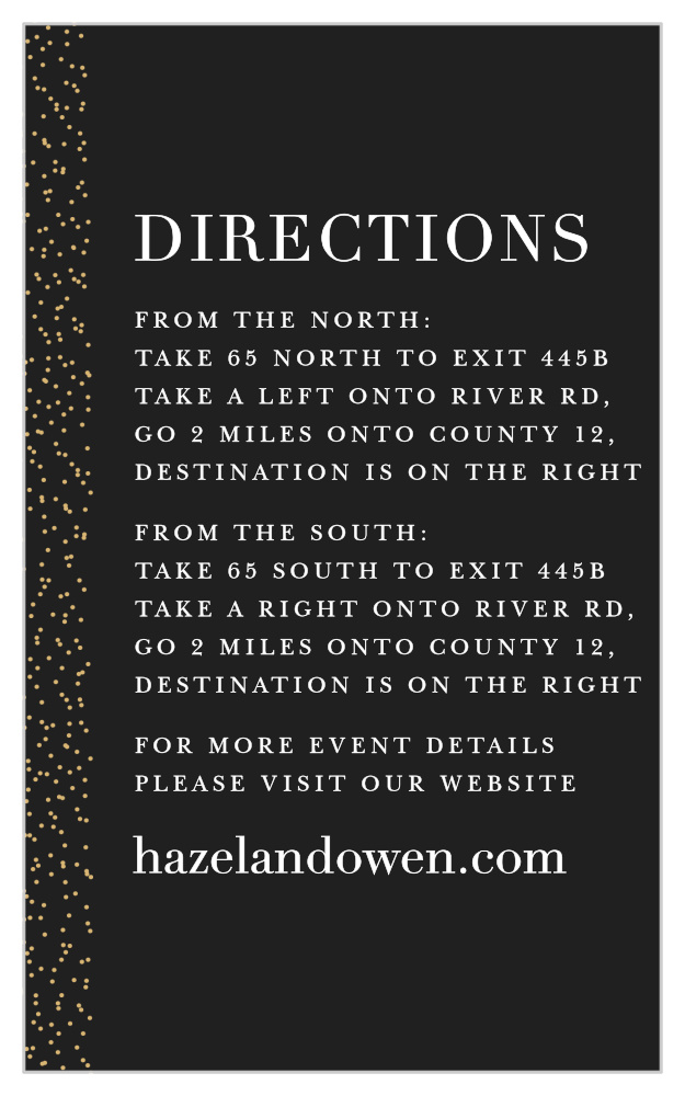 Luminous Sparkles Direction Cards