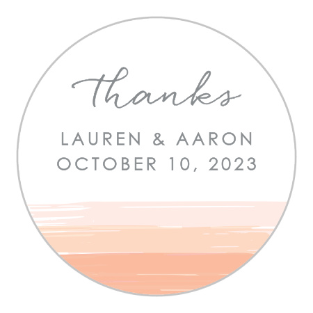 Artful Gallery Wedding Stickers