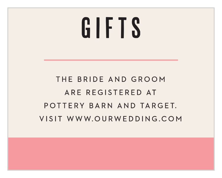 Color Block Registry Cards