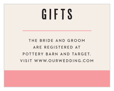 Color Block Registry Cards
