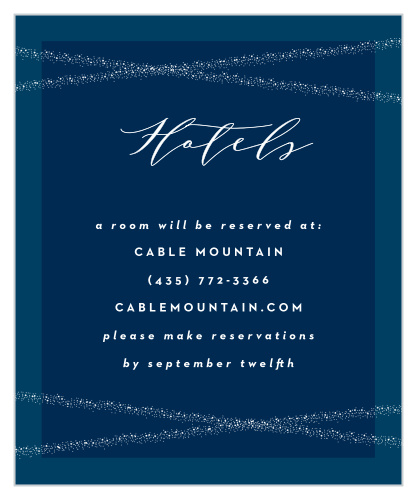 Stunning Starlight Accommodation Cards