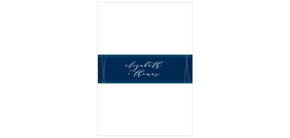 Stunning Starlight Wedding Belly Bands