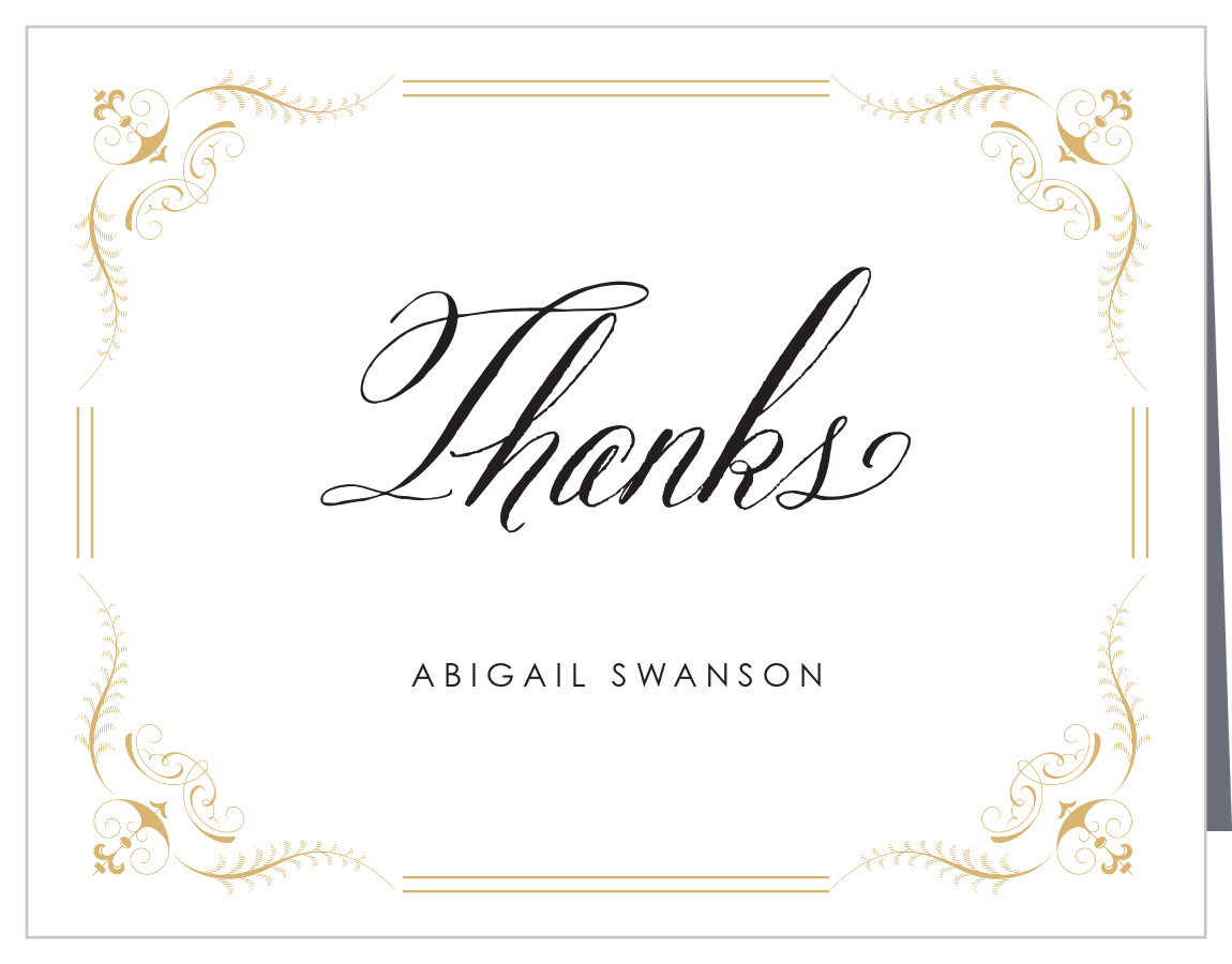 Fancy Affair Bridal Shower Thank You Cards