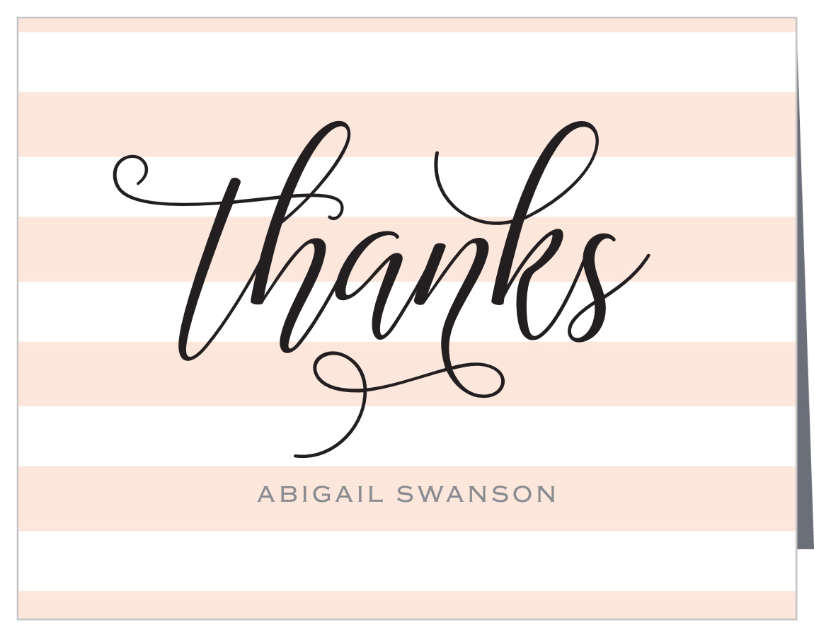 Lovely Bride Bridal Shower Thank You Cards