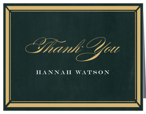 Lovely Border Bridal Shower Thank You Cards