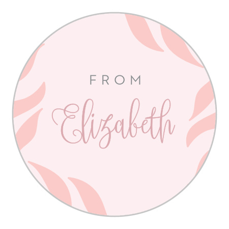 Enchanted Leaves Bat Mitzvah Stickers