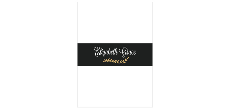 Gilded Vine Bat Mitzvah Belly Bands