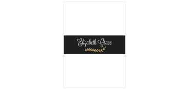 Gilded Vine Bat Mitzvah Belly Bands