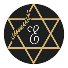 Our Gilded Vine Bat Mitzvah Stickers are a great choice for your child’s mitzvah!