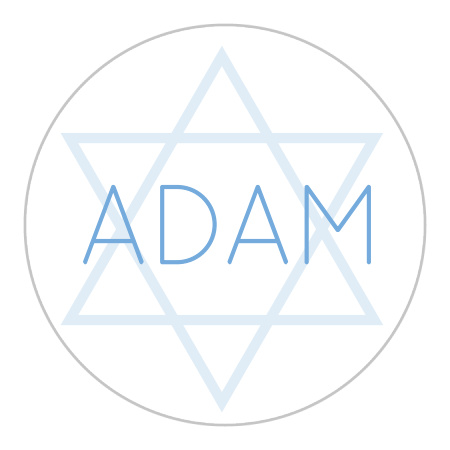 Simply Classic Bar Mitzvah Stickers