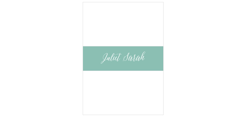 Romantic Script Bat Mitzvah Belly Bands