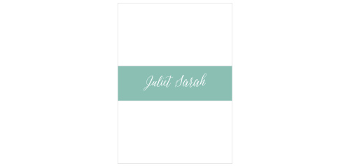 Romantic Script Bat Mitzvah Belly Bands