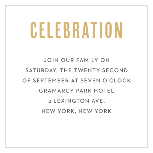 Modern Star Bar Mitzvah Reception Cards