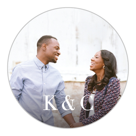 Classic Sophistication Wedding Stickers