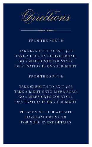 Perfect Type Bat Mitzvah Direction Cards
