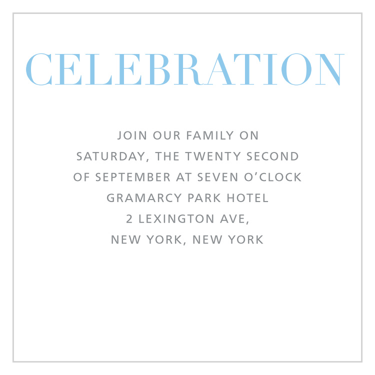 Bold Mitzvah Bar Mitzvah Reception Cards
