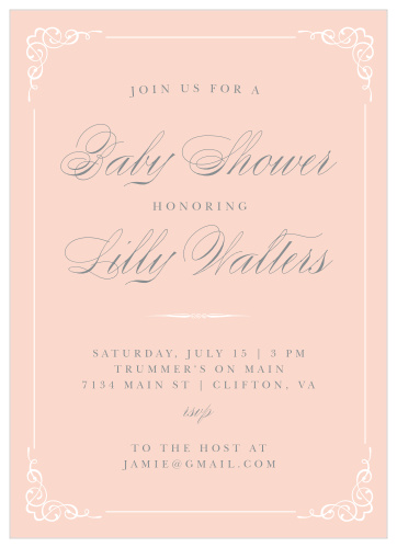 Celebrate your little blessing to come with our Tutu Cute Baby Shower Invitations! 