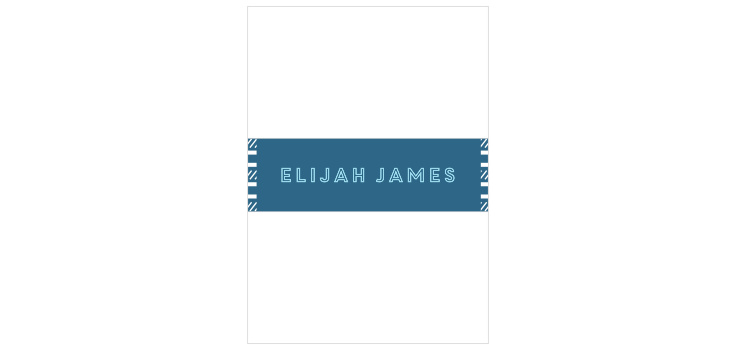 Retro Columns Bar Mitzvah Belly Bands
