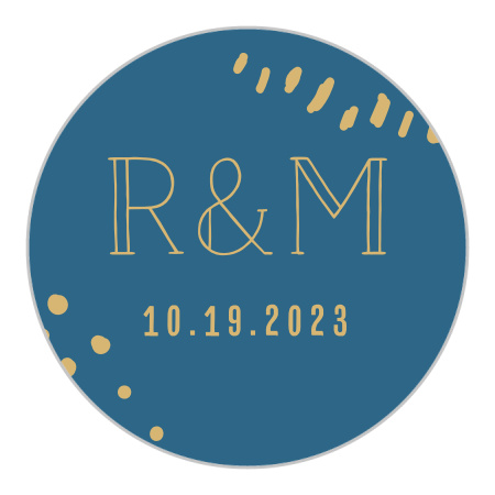 Perennial Painterly Wedding Stickers