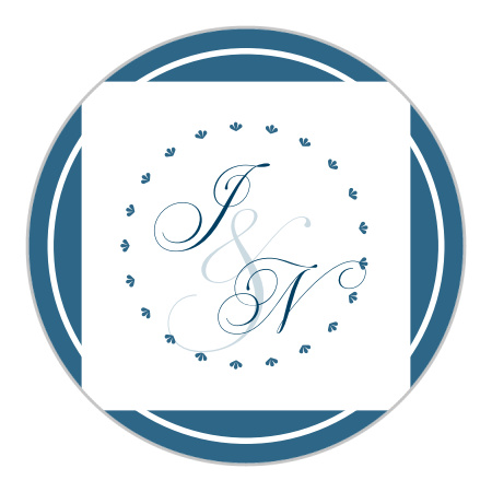 Lace Doily Wedding Stickers