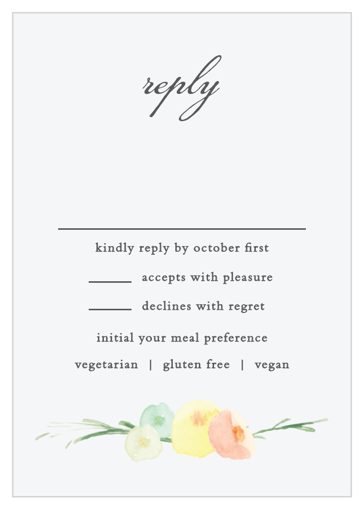 Shaded Garden Response Cards